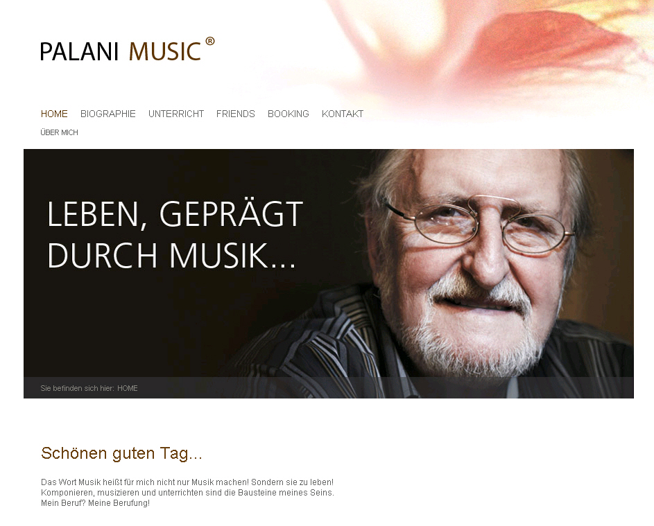Homepage von Frank Baum